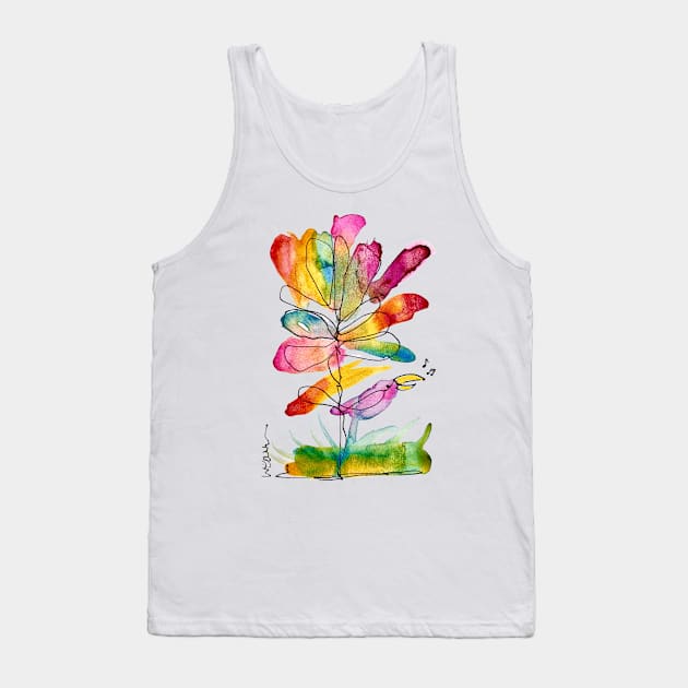 spring laughs in flowers Tank Top by drumweaver